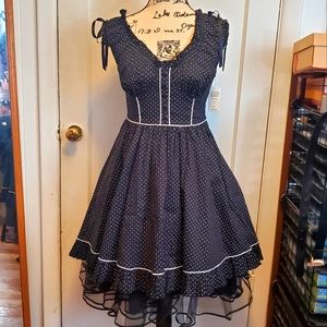 NWT Hell Bunny Vixen Swing Dress